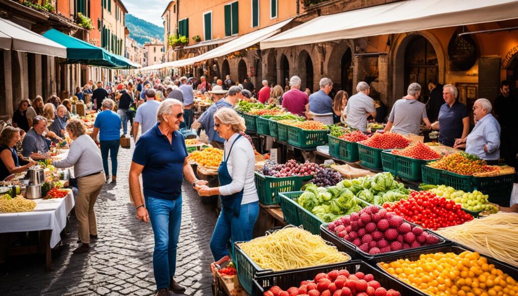 الطعام الإيطالي والسياحة